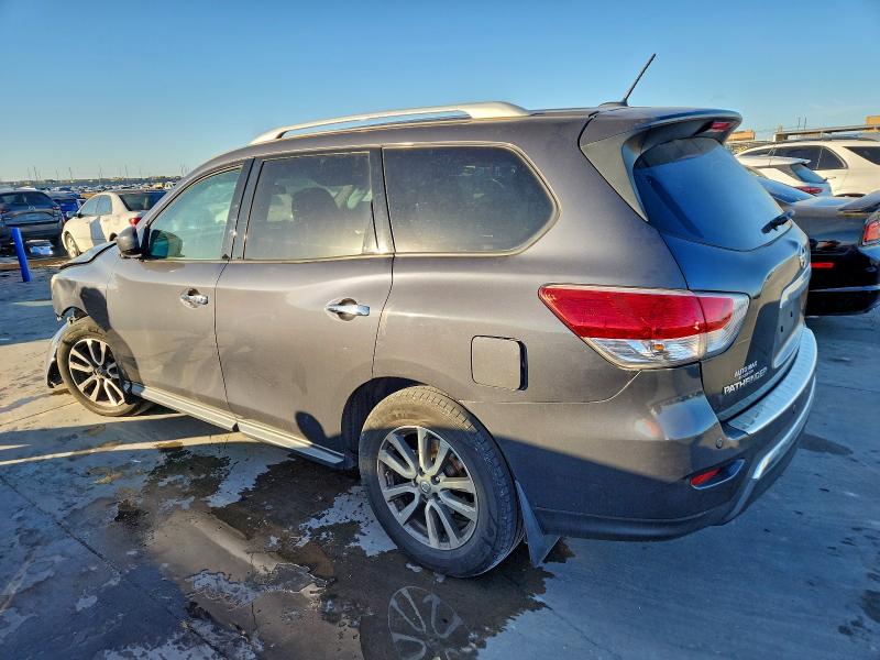 2014 Nissan Pathfinder VIN 5N1AR2MM3EC724320 COPART salvage auction — FRONT END, TX - SALVAGE VEHICLE TITLE, sold $1,300 on 2026-07-02 (photo 2)