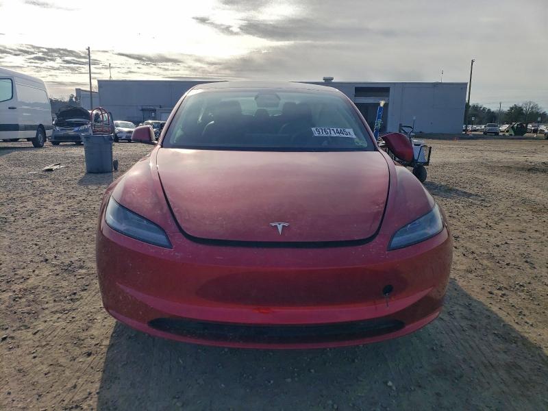 2025 Tesla Model 3 VIN 5YJ3E1EA5SF900581 COPART salvage auction — SIDE, Va - Cert Of Title - Salvage, sold $8,100 on 2026-07-22 (photo 5)