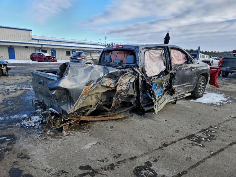 2019 Toyota Tundra VIN 5TFHY5F15KX825051 COPART salvage auction — ROLLOVER, ME - CERT OF TITLE-SALVAGE COLLISIO, sold $100 on 2026-07-31 (photo 3)