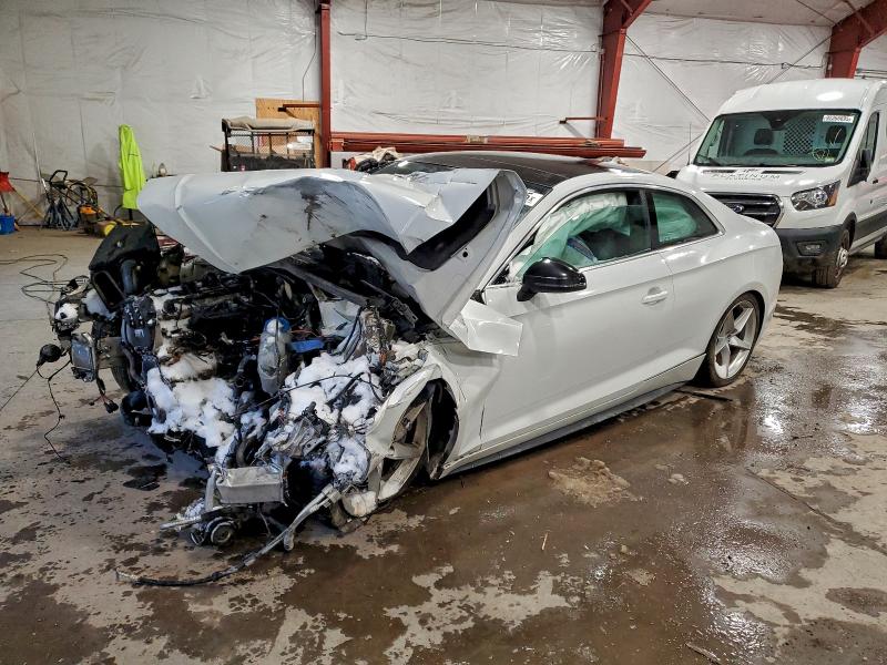 2019 Audi A5 VIN WAUTNAF5XKA015588 COPART salvage auction — FRONT END, Vt - Cert Of Title-Salvage Vehicle, sold $275 on 2026-07-13 (photo 1)