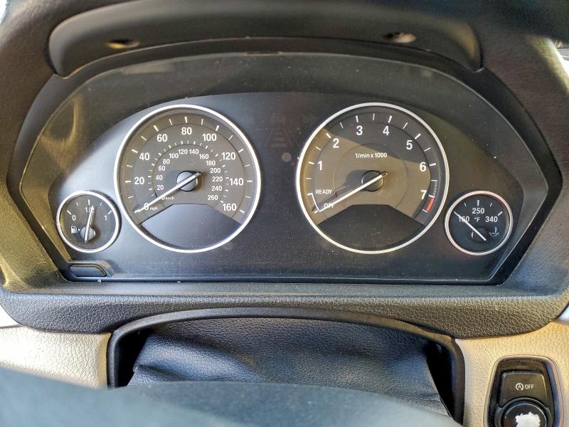 2014 BMW 3 series VIN WBA3B1C55EK130790 COPART salvage auction — SIDE, Ca - Salvage Certificate, sold $450 on 2026-07-22 (photo 9)
