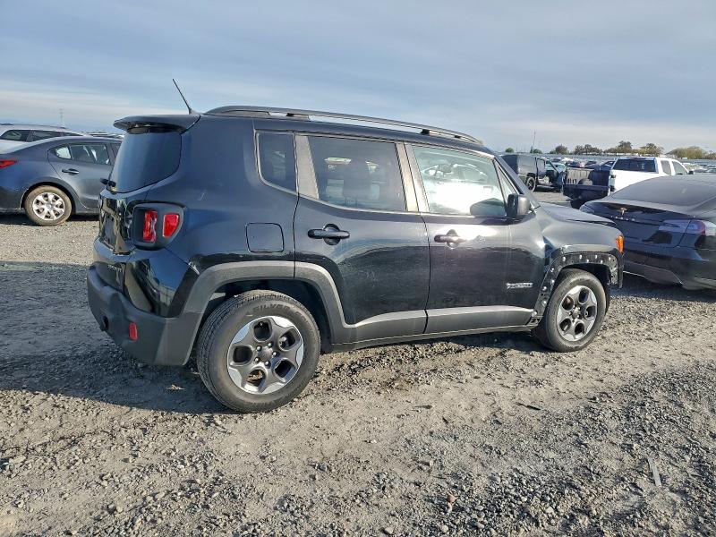 2017 Jeep Renegade VIN ZACCJAAB2HPF35157 COPART salvage auction — FRONT END, Ca - Salvage Certificate, sold $550 on 2026-07-02 (photo 3)