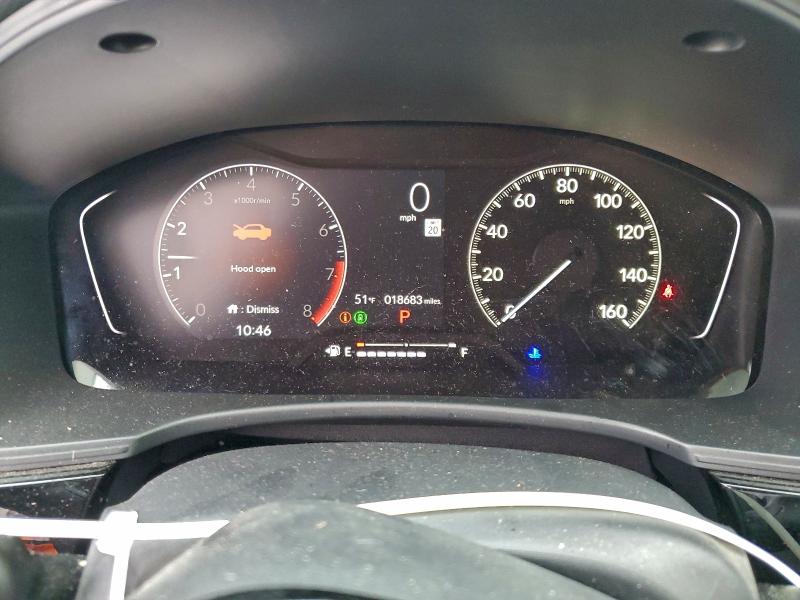 2024 Honda Civic VIN 19XFL2H50RE038443 COPART salvage auction — REAR END, Or - Lien Papers Salvage, sold $1,750 on 2026-07-21 (photo 9)
