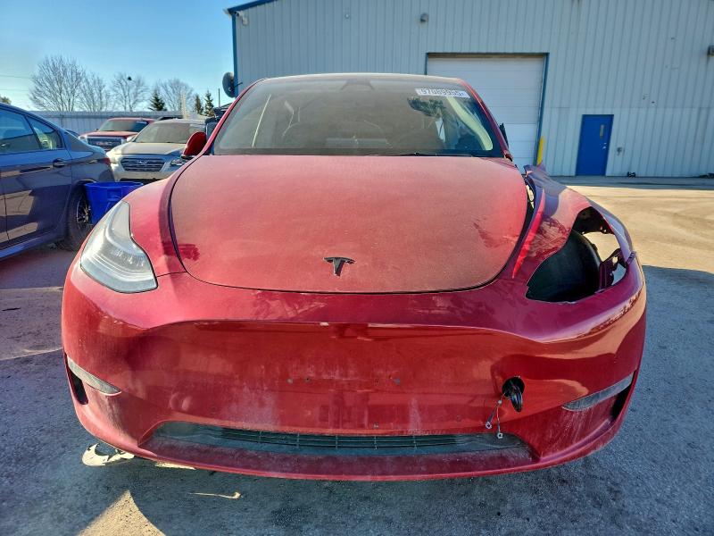 2021 Tesla Model y VIN 5YJYGDEE2MF206664 COPART salvage auction — SIDE, ON - PERMIT SALVAGE, sold $7,100 on 2026-08-18 (photo 5)