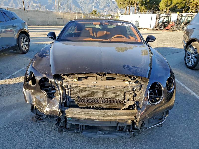 2013 Bentley Continental VIN SCBGT3ZA1DC083108 COPART salvage auction — FRONT END, Ca - Salvage Certificate, sold $26,250 on 2026-08-11 (photo 5)