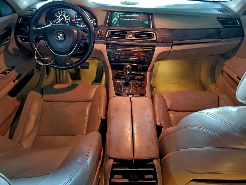 2013 BMW 7 series VIN WBAYF8C59DD140065 COPART salvage auction — REAR END, Az - Certificate Of Title, sold $1,550 on 2026-07-27 (photo 8)