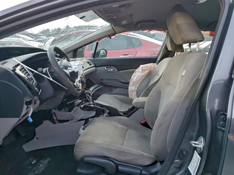 2013 Honda Civic VIN 2HGFB2F58DH569507 COPART salvage auction — FRONT END, Id - Salvage Certificate Of Title, sold $400 on 2026-07-06 (photo 7)