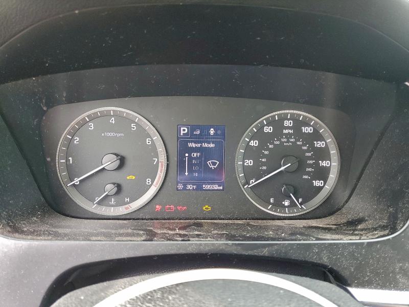 2016 Hyundai Sonata VIN 5NPE34AF4GH422695 COPART salvage auction — FRONT END, OH - CERT OF TITLE-SALVAGE, sold $1,450 on 2026-07-02 (photo 9)