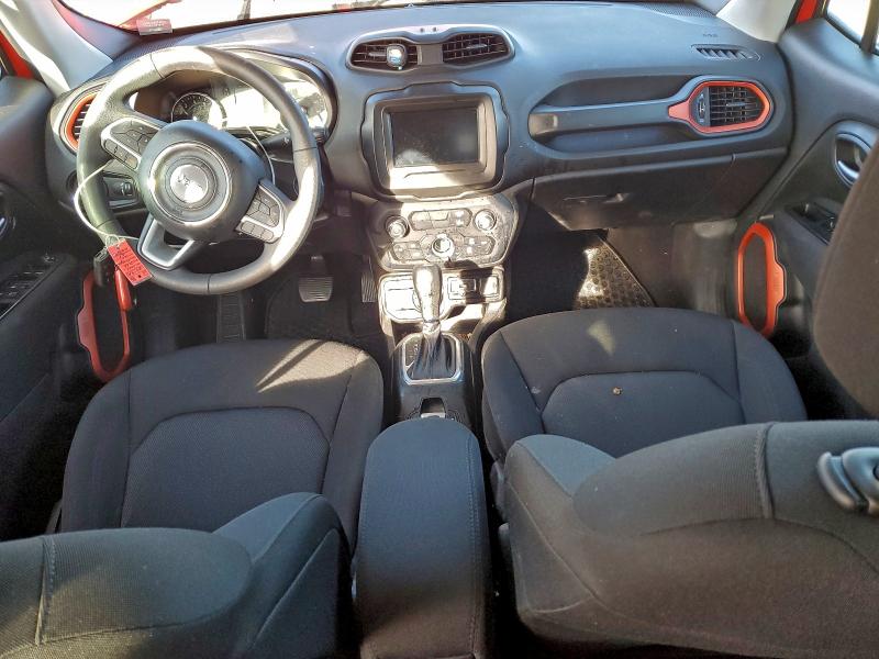 2021 Jeep Renegade VIN ZACNJDAB1MPM36959 COPART salvage auction — FRONT END, Ok - Cert Of Title-Salvage, sold $1,050 on 2026-08-18 (photo 8)