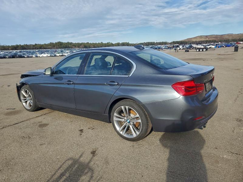 2018 BMW 3 series VIN WBA8D9C50JA616325 COPART salvage auction — FRONT END, Ny - Mv-907A Salvage Certificate, sold $8,500 on 2026-07-06 (photo 2)