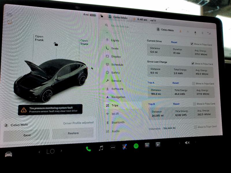 2021 Tesla Model y VIN 5YJYGDED2MF122884 COPART salvage auction — SIDE, Ca - Salvage Certificate, sold $3,550 on 2026-07-09 (photo 9)