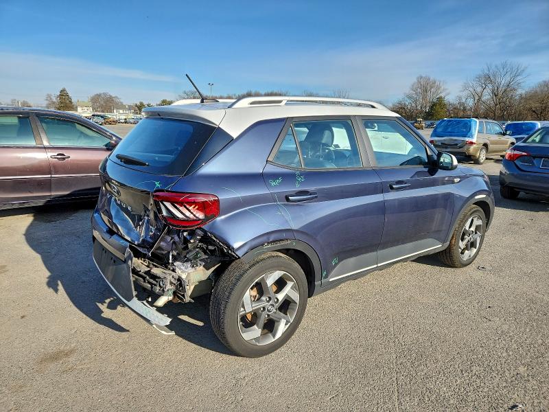 2024 Hyundai Venue VIN KMHRC8A32RU288210 COPART salvage auction — REAR END, NJ - CERT OF TITLE-SALVAGE, sold $4,950 on 2026-07-02 (photo 3)