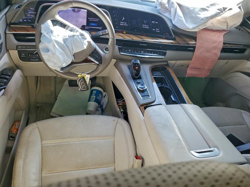 2022 Cadillac Escalade esv VIN 1GYS3RKL1NR135111 COPART salvage auction — FRONT END, LA - CERT OF TITLE-SALVAGE, sold $25,000 on 2026-07-17 (photo 8)
