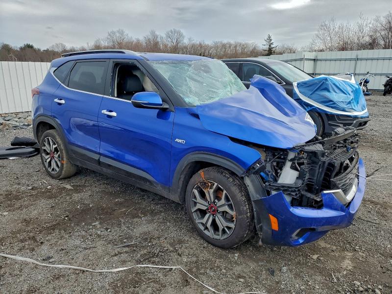 2021 Kia Seltos VIN KNDETCA27M7174191 COPART salvage auction — FRONT END, Ma - Cert Of Title-Salvage, sold $125 on 2026-07-22 (photo 4)