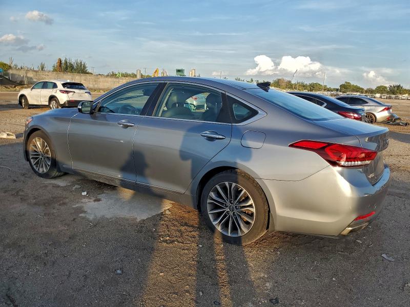 2016 Hyundai Genesis VIN KMHGN4JE6GU111796 COPART salvage auction — SIDE, Salvage Title, sold $3,550 on 2026-07-28 (photo 2)