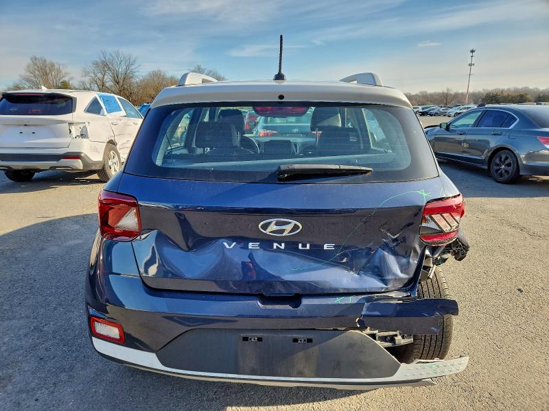 2024 Hyundai Venue VIN KMHRC8A32RU288210 COPART salvage auction — REAR END, NJ - CERT OF TITLE-SALVAGE, sold $4,950 on 2026-07-02 (photo 6)
