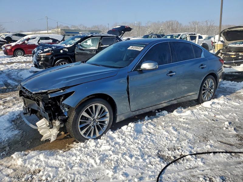 2019 Infiniti Q50 VIN JN1EV7AR5KM556610 — COPART salvage auction photo
