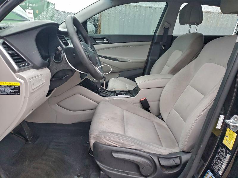2018 Hyundai Tucson VIN KM8J2CA41JU655663 COPART salvage auction — FRONT END, In - Bill Of Sale - Parts Only, sold $1,550 on 2026-07-07 (photo 7)