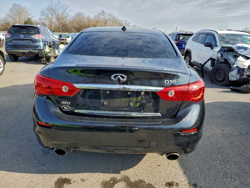 2014 Infiniti Q50 VIN JN1BV7AR6EM686063 COPART salvage auction — FRONT END, Nj - Cert Of Title-Salvage, sold $1,450 on 2026-07-28 (photo 6)