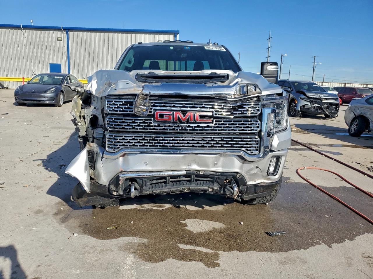 2022 Gmc SIERRA VIN 1GT49REY8NF182321 COPART salvage auction — Front End, TX - CERTIFICATE OF TITLE, sold $21,300 on 2026-02-10 (photo 5)