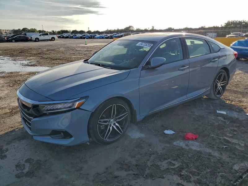 2022 Honda Accord VIN 1HGCV2F99NA018015 COPART salvage auction — FRONT END, Fl - Cert Of Title Slvg Rebuildable, sold $13,000 on 2026-07-27 (photo 1)