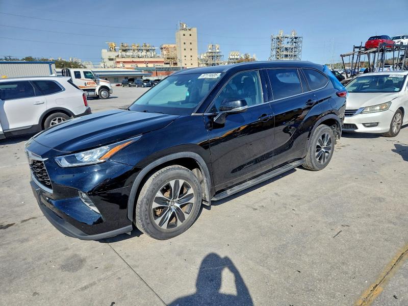 2020 Toyota Highlander VIN 5TDGZRAH4LS000131 COPART salvage auction — REAR END, Tx - Certificate Of Title, sold $13,900 on 2026-07-27 (photo 1)