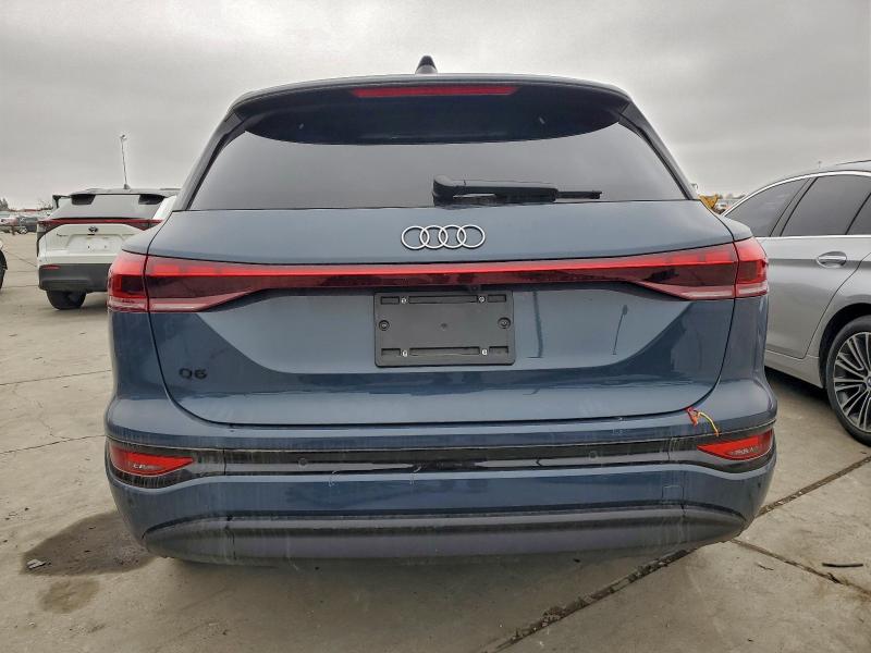 2025 Audi Q6 e-tron VIN WA122BGF5SA022222 COPART salvage auction — FRONT END, Tx - Dis/Dlr/Exp Only Clean Title, sold $13,700 on 2026-07-13 (photo 6)