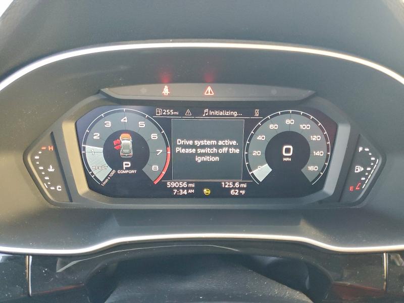 2023 Audi Q3 VIN WA1DECF38P1023045 COPART salvage auction — SIDE, Salvage Title, sold $2,500 on 2026-07-30 (photo 9)