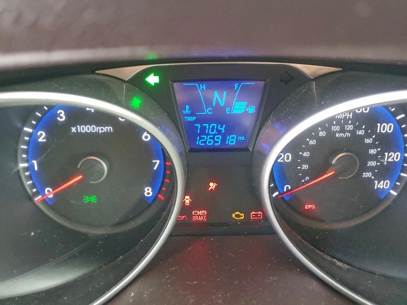 2012 Hyundai Tucson VIN KM8JU3AC3CU340738 COPART salvage auction — FRONT END, Il - Salvage Certificate, sold $850 on 2026-07-28 (photo 9)