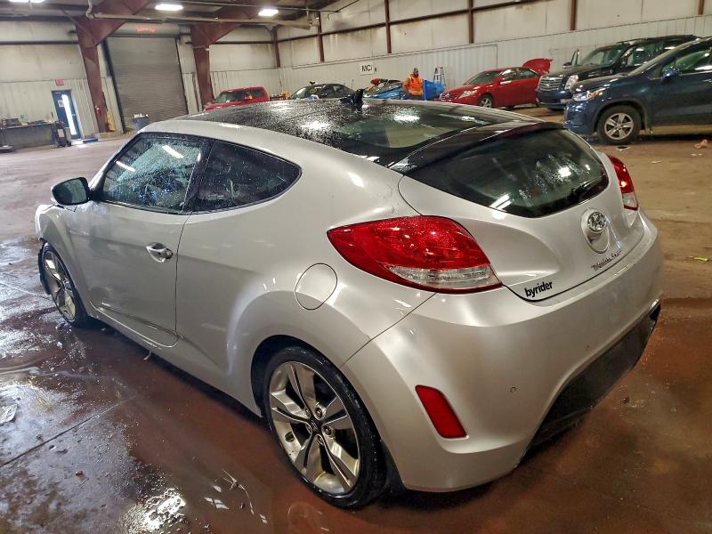 2013 Hyundai Veloster VIN KMHTC6AD5DU121898 COPART salvage auction — FRONT END, Mi - Certificate Of Title, sold $350 on 2026-07-10 (photo 2)