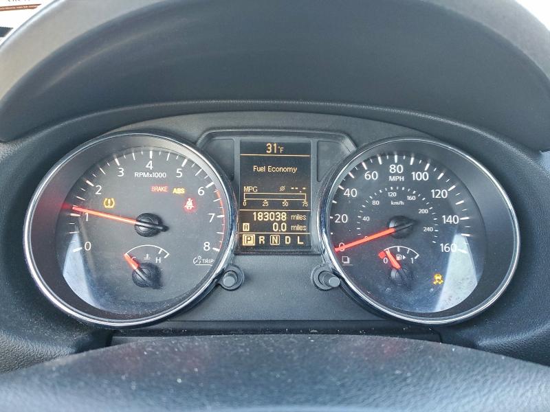 2012 Nissan Rogue sport VIN JN8AS5MVXCW704729 COPART salvage auction — MECHANICAL, Nj - Certificate Of Title, sold $375 on 2026-07-10 (photo 9)