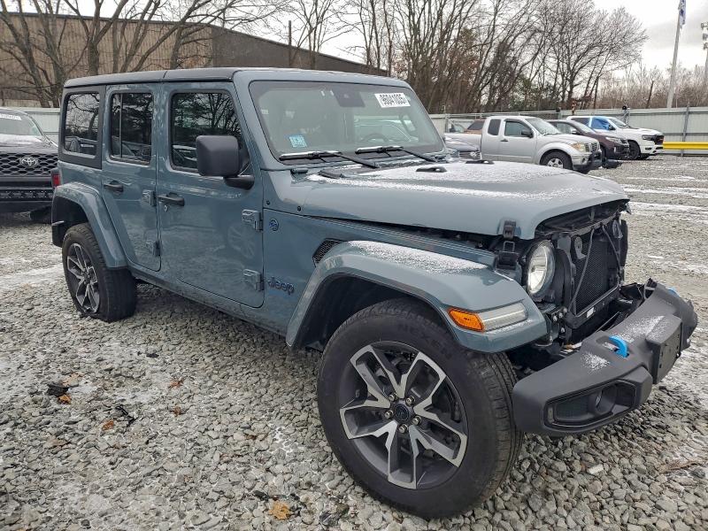 2024 Jeep Wrangler / VIN 1C4RJXN67RW144343 COPART salvage auction — FRONT END, Ma - Cert Of Title-Salvage, sold $7,500 on 2026-07-29 (photo 4)