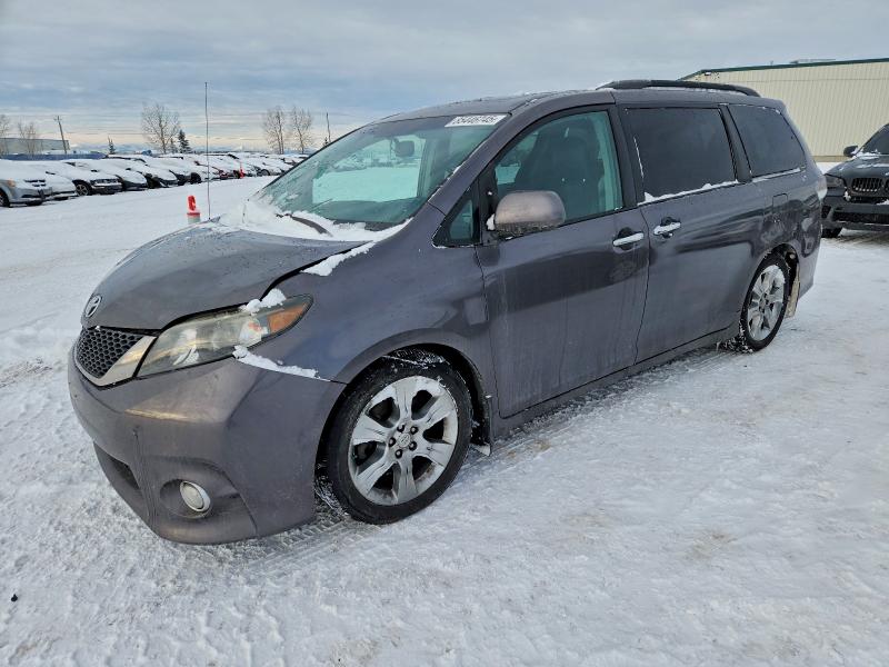 2013 Toyota truck/van Sienna se v6 VIN 5TDXK3DC7DS294997 COPART salvage auction — FRONT END, AB - BOS - SALVAGE, sold $2,650 on 2026-07-28 (photo 1)