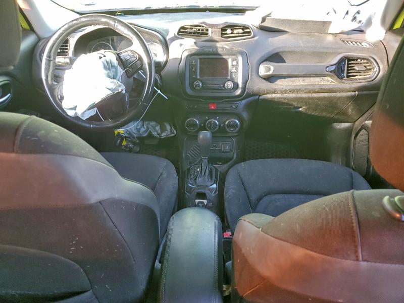 2017 Jeep Renegade VIN ZACCJABB5HPF75652 COPART salvage auction — FRONT END, Ut - Salvage Certificate, sold $625 on 2026-07-06 (photo 8)
