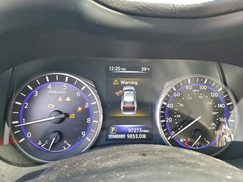2014 Infiniti Q50 VIN JN1BV7AR6EM686063 COPART salvage auction — FRONT END, Nj - Cert Of Title-Salvage, sold $250 on 2026-07-21 (photo 9)