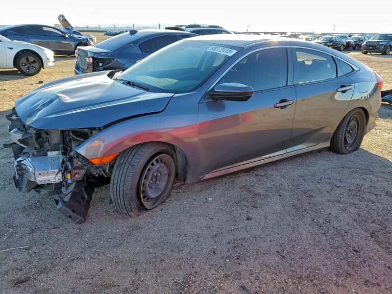 2018 Honda Civic VIN 2HGFC2F50JH605313 COPART salvage auction — FRONT END, Ca - Salvage Certificate, sold $3,000 on 2026-07-20 (photo 1)