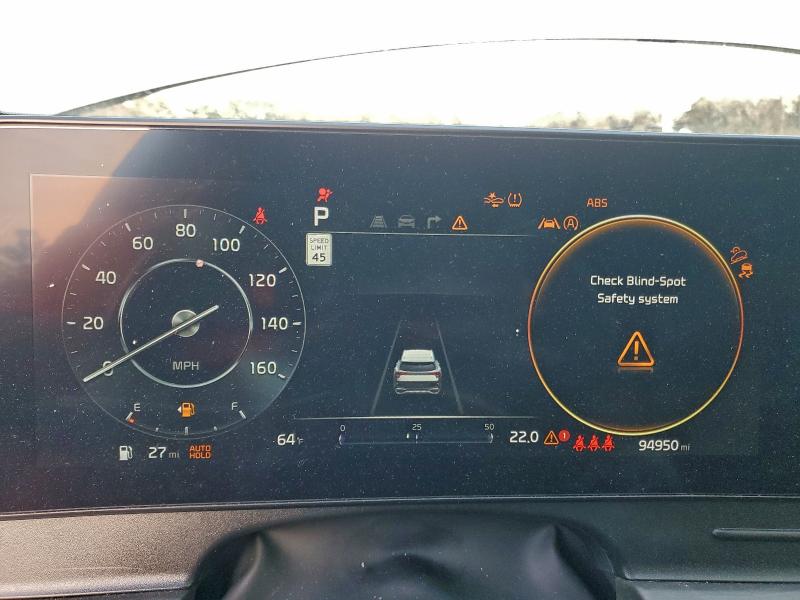 2023 Kia Sportage VIN 5XYK7CAF3PG105841 COPART salvage auction — FRONT END, Ga - Cert Of Title-Salvage, sold $7,900 on 2026-07-07 (photo 9)