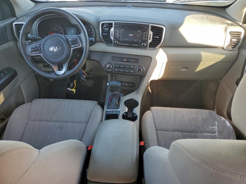 2019 Kia Sportage VIN KNDPMCAC0K7579692 COPART salvage auction — VANDALISM, In - Bill Of Sale - Parts Only, sold $2,750 on 2026-07-06 (photo 8)