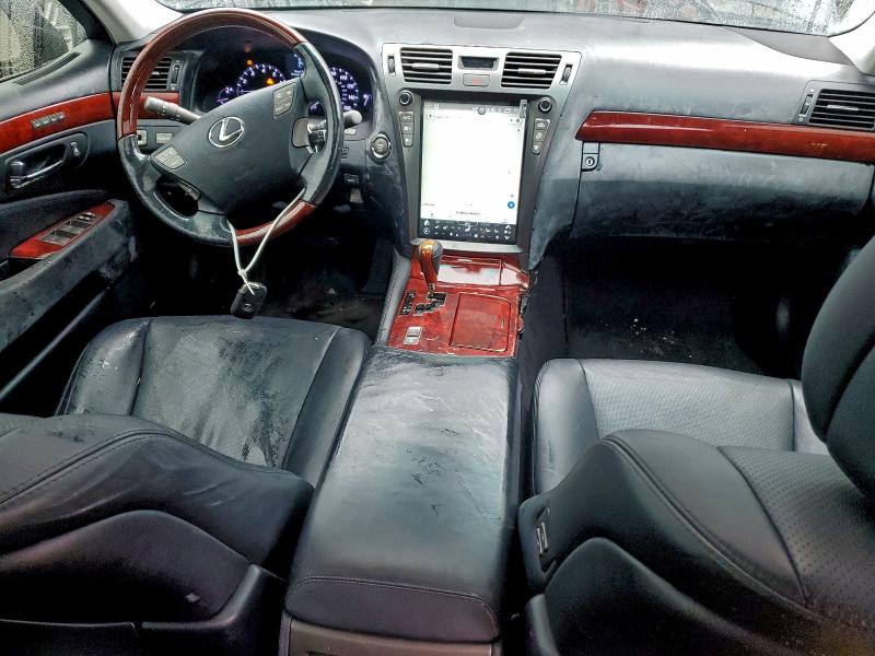 2007 Lexus Ls 460 VIN JTHBL46F775008918 COPART salvage auction — FRONT END, Wa - Bill Of Sale, sold $1,350 on 2026-07-31 (photo 8)