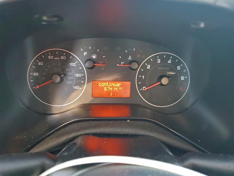 2022 Ram Promaster city VIN ZFBHRFAB2N6W94595 COPART salvage auction — FRONT END, Al - Cert Of Title-Salvage Title, sold $1,219 on 2026-07-08 (photo 9)