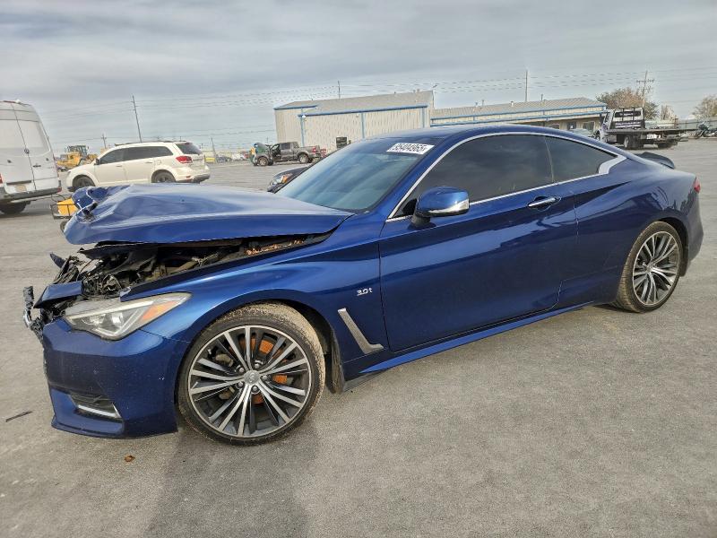 2017 Infiniti Q60 VIN JN1EV7EKXHM360393 COPART salvage auction — FRONT END, Ok - Cert Of Title-Salvage, sold $1,700 on 2026-07-06 (photo 1)