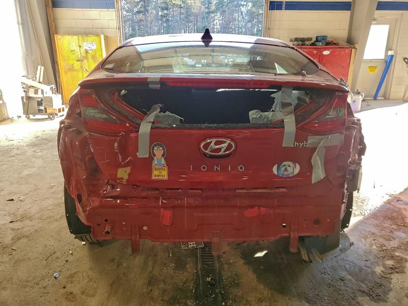 2019 Hyundai Ioniq VIN KMHC75LC2KU123219 COPART salvage auction — REAR END, Va - Cert Of Title - Salvage, sold $2,650 on 2026-07-24 (photo 6)