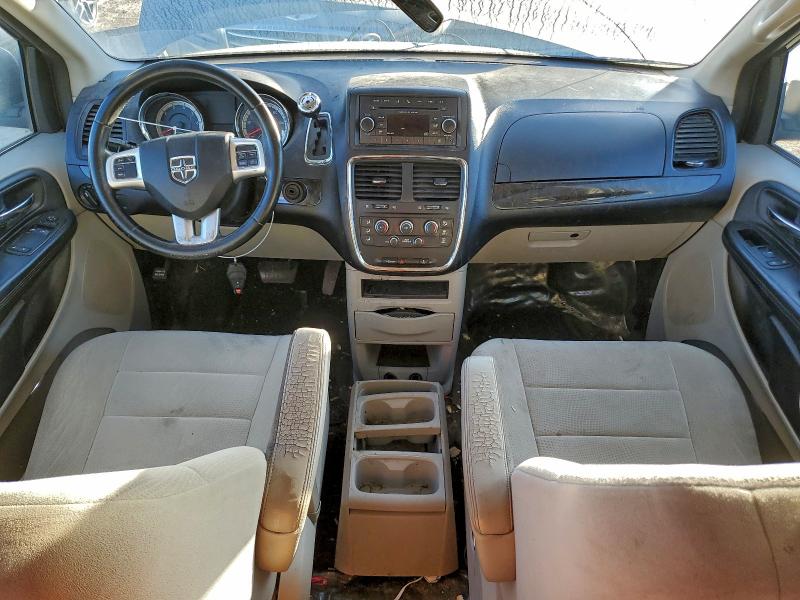 2012 Dodge Grand caravan VIN 2C4RDGBG3CR153268 COPART salvage auction — HAIL, Ks - Cert Of Title-Salvage, sold $300 on 2026-07-20 (photo 8)