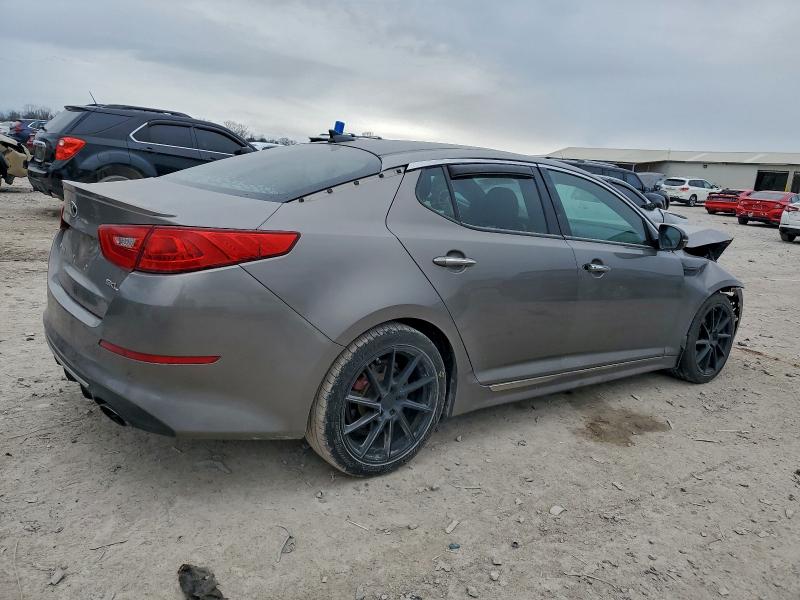 2014 Kia Optima VIN 5XXGR4A67EG347362 COPART salvage auction — FRONT END, Tn - Salvage Certificate, sold $475 on 2026-07-02 (photo 3)