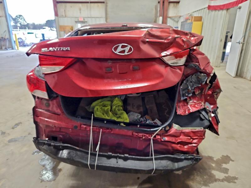 2012 Hyundai Elantra VIN KMHDH4AE6CU324090 COPART salvage auction — REAR END, Ar - Cert Of Title-Salvage, sold $90 on 2026-07-13 (photo 6)