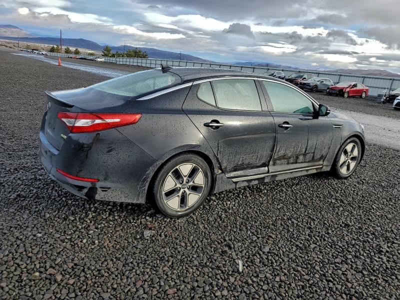 2012 Kia Optima hybrid VIN KNAGM4AD6C5013304 COPART salvage auction — SIDE, Nv - Salvage Title, sold $850 on 2026-07-16 (photo 3)