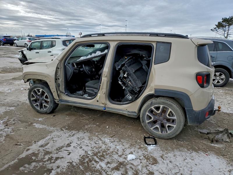 2015 Jeep Renegade VIN ZACCJABT2FPB32218 COPART salvage auction — FRONT END, Mi - Certificate Of Title, sold $400 on 2026-07-09 (photo 2)