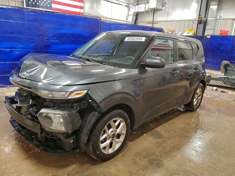 2021 Kia Soul VIN KNDJ23AU2M7771946 COPART salvage auction — FRONT END, Wy - Cert Of Title-Salvage, sold $1,400 on 2026-07-22 (photo 1)