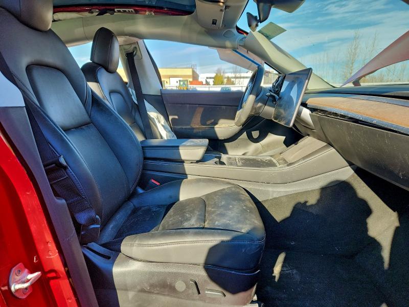 2021 Tesla Model y VIN 5YJYGDEE2MF206664 COPART salvage auction — SIDE, ON - PERMIT SALVAGE, sold $7,100 on 2026-08-18 (photo 7)