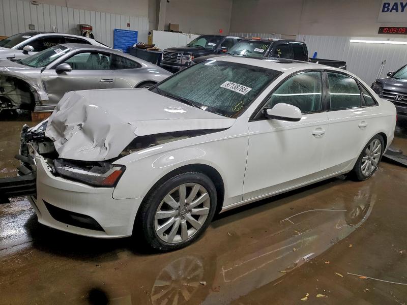 2014 Audi A4 VIN WAUBFAFL2EN031983 COPART salvage auction — FRONT END, Il - Salvage Certificate, sold $225 on 2026-07-28 (photo 1)